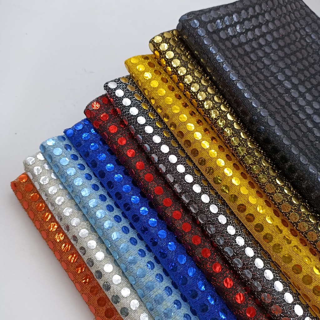 Tecido Paetê Fantasia, 1mt De Largura; Diversas Cores em Oferta na Shopee