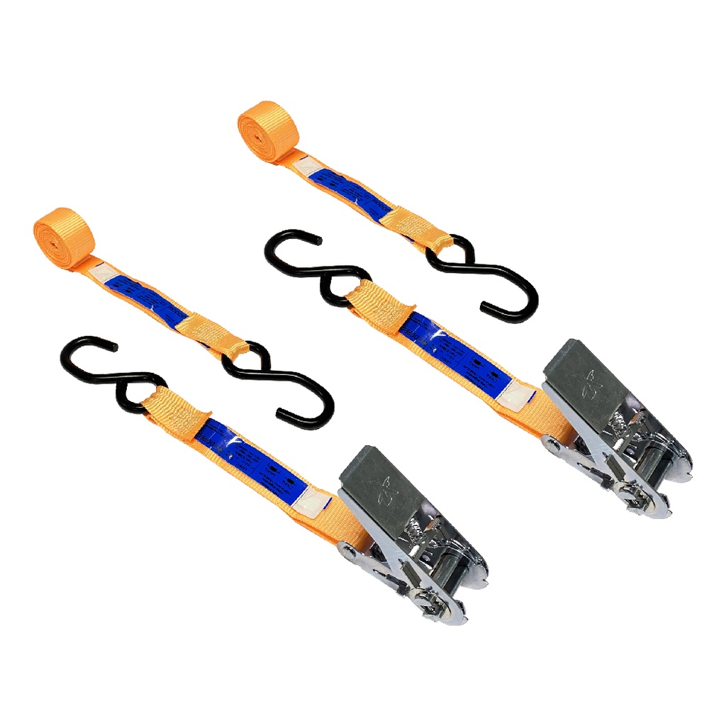2 Kit Cinta Catraca Amarração Moto Jet Ski Quadriciclo Carga