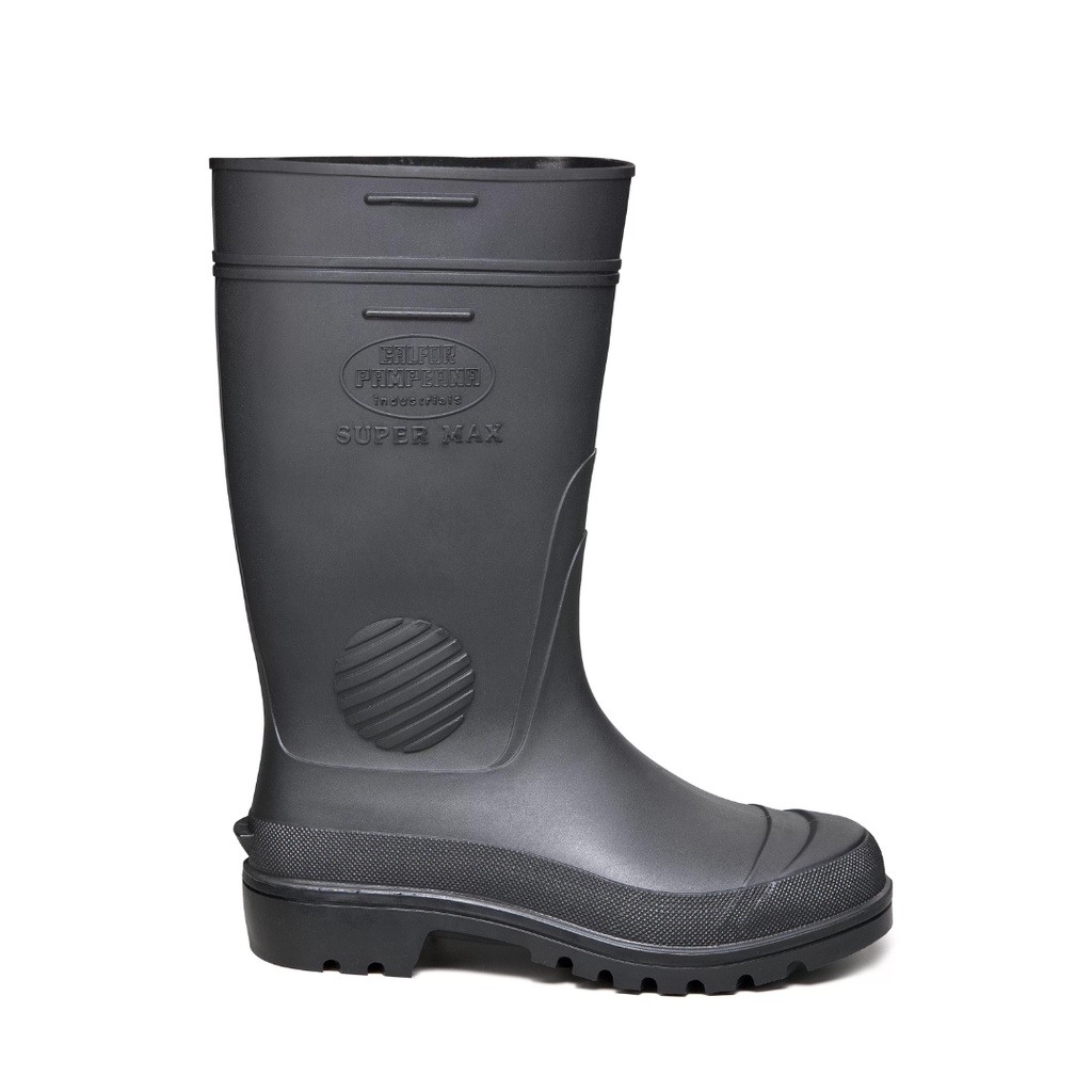 Bota Galocha Marluvas CA 48256 De Chuva Bota PVC Preta Cano Longo Hospital Chuva Limpeza Cozinha
