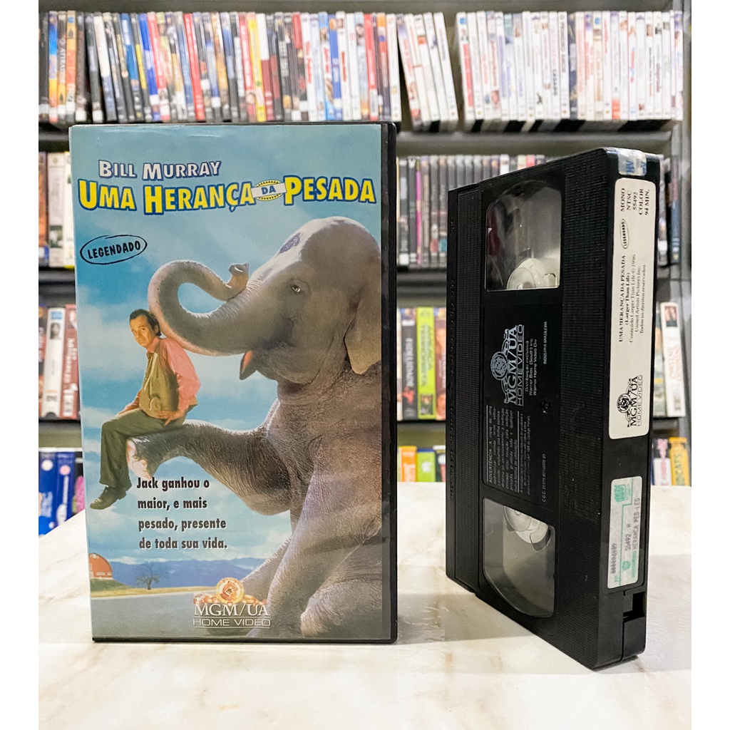 VHS Uma Herança Da Pesada - LEGENDADO Original - Bill Murray