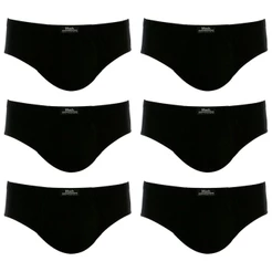 Kit com 6 Cuecas Mash Slip 7458 Algodão