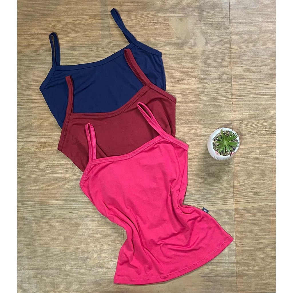 Kit 5 blusa Regata Alcinha Em Malha Suede em Oferta na Shopee