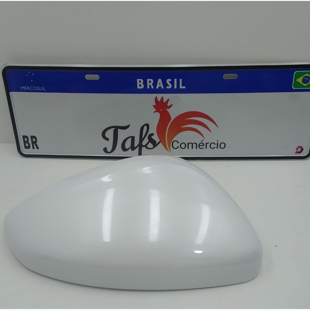 Capa Retrovisor Peugeot 2008 208 LD Branco Perola Original