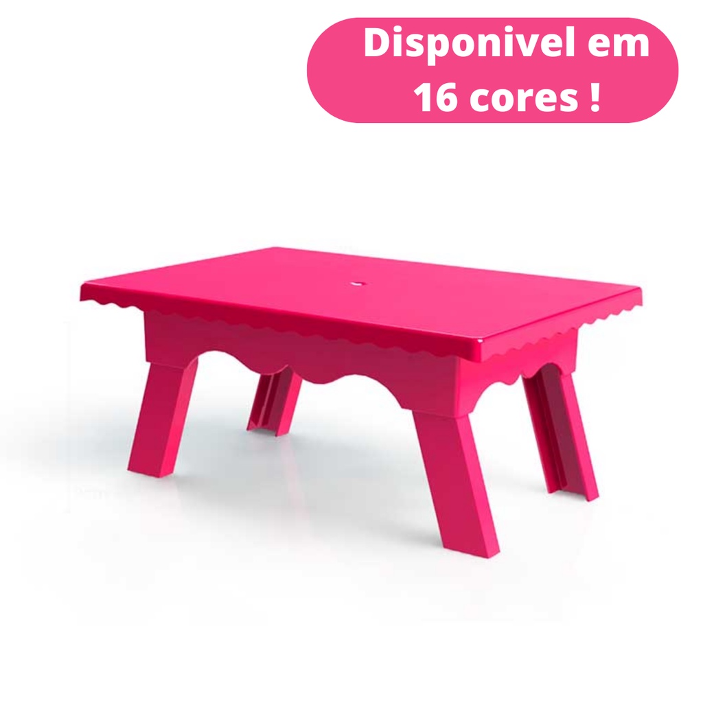 Mesinha Decorativa Aniversario Porta Suporte Doces Decoração varias cores aniverssario