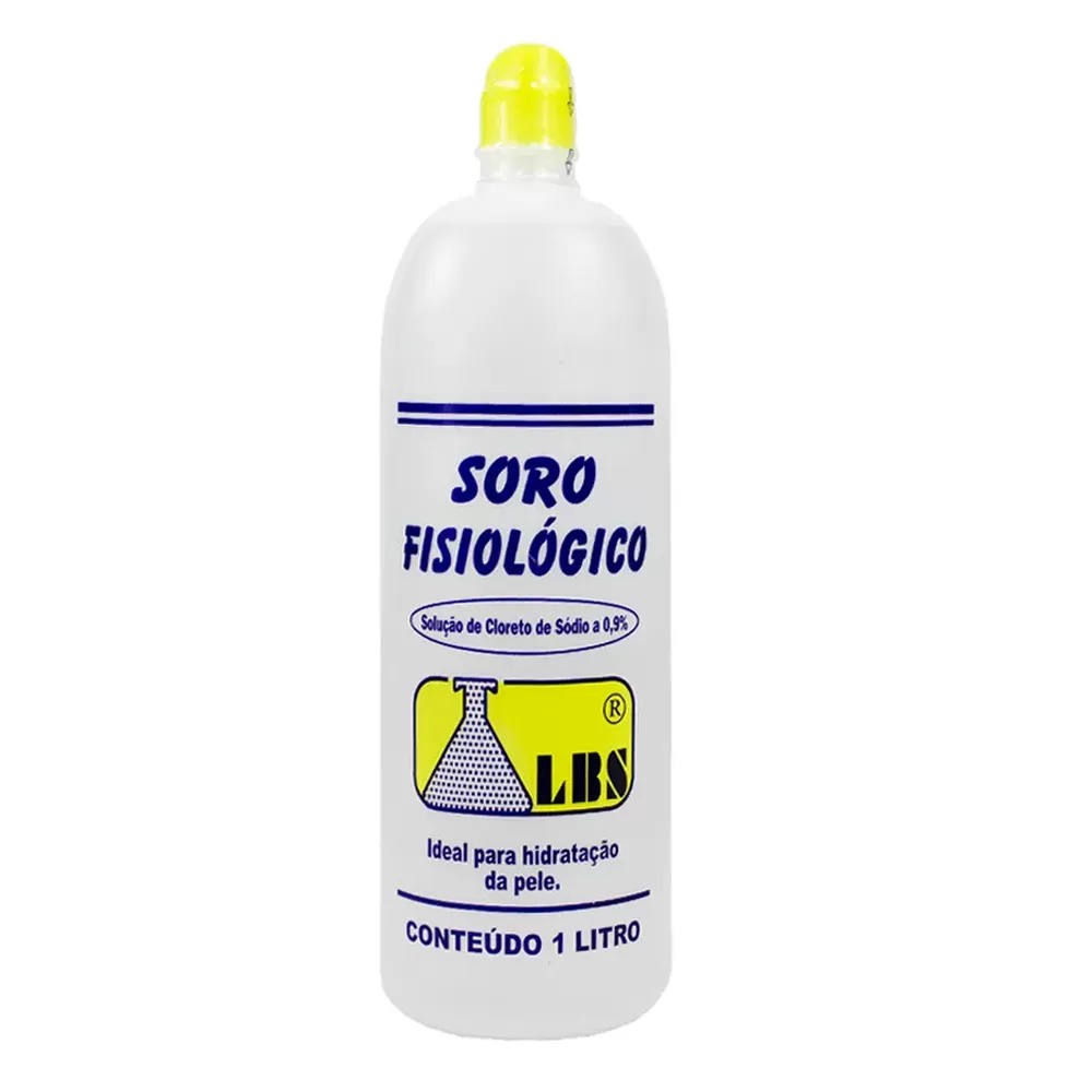 Soro Fisiológico- LBS- Solução de Cloreto de Sódio a 0,9%- 1L/ 500ml/ 100ml em Oferta na Shopee
