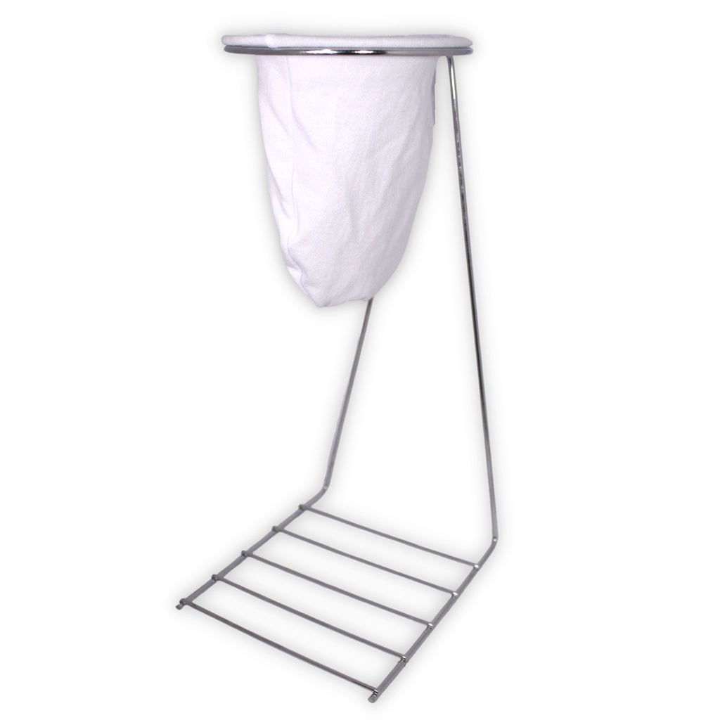 Coador Café Grande + Filtro De Pano / Suporte Cromado