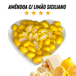 Drageado de Amêndoa com Limão Siciliano - P&P