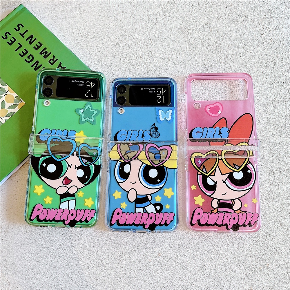 Z Flip 7 Projetado Para Samsung Galaxy 6 Powerpuff Meninas Caso À Prova De Choqu