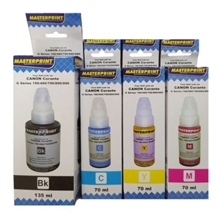 4 Tinta Canon Compativel Masterprint G1100 G2100 G3100 G4100 CMYK