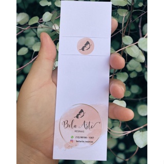 Embalagem Tag Personalizada para Marca Página em Oferta na Shopee