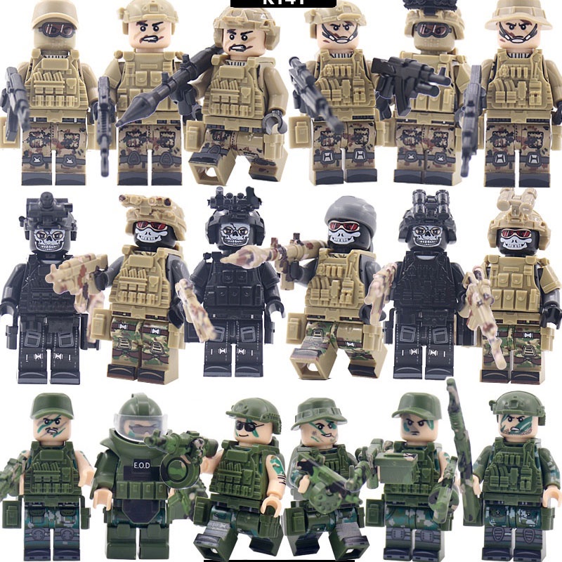 Lego Homens Do Exercito