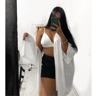 Cropped feminino triângulo Top feminino frente única com amarrações nas alças e costas