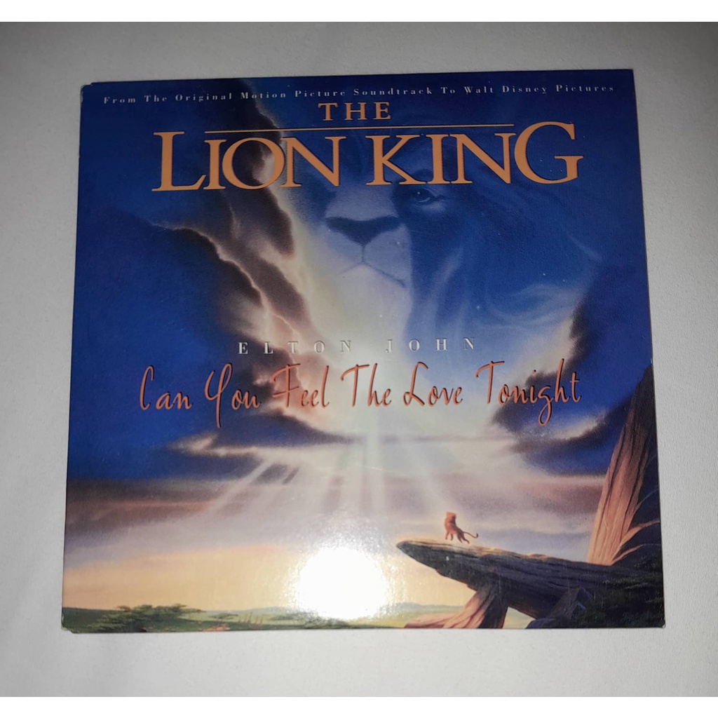 CD Single Elton John O Rei Leão Importado
