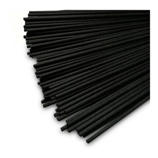 12 Varetas de Fibra Preta Aromatizadoras / Difusoras 25cm em Oferta na Shopee