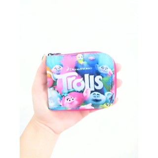 Carteira infantil trolls ótimo presente para as meninas guardar mesada