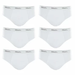 Kit com 6 Cuecas Mash Slip 7358 Algodão
