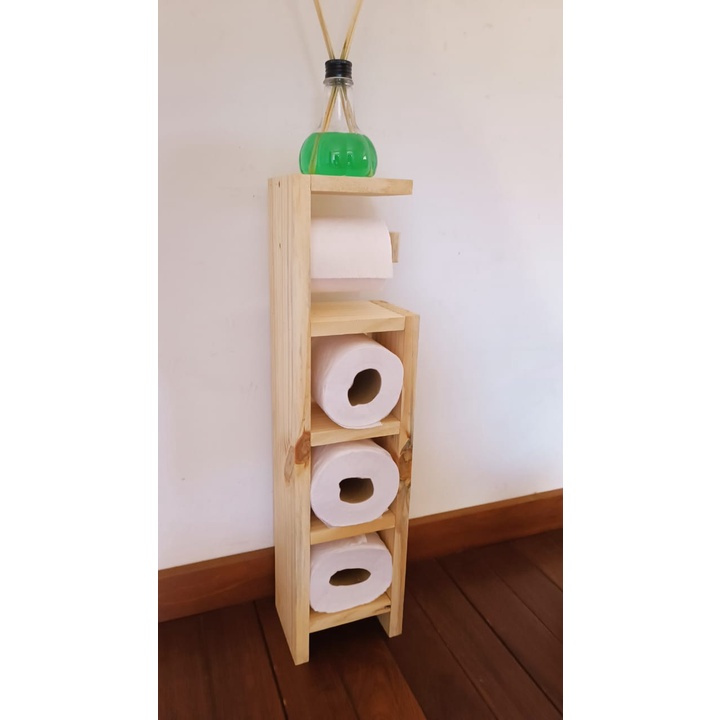 Nicho porta papel higiênico com suporte para 4 rolos Porta papel higiênico organizadores de banheiro decoração banheiro
