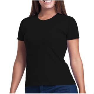 Camiseta  t-shirt  feminina material 100% algodão direto de fábrica em Oferta na Shopee
