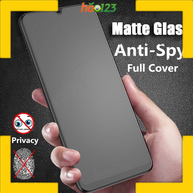 Película de Vidro 3D Privacidade Anti Spy Para Xiaomi Note 7/8/9s/9 pro/10/9A/9C/9T/Poco M3/F3 FULL tela toda preta na promoção