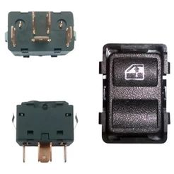 Botão Interruptor De Vidro Elétrico Simples Monza/Kadet/Opala