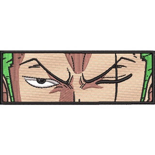 Patch bordado roronoa zoro termocolante one piece em Oferta na Shopee