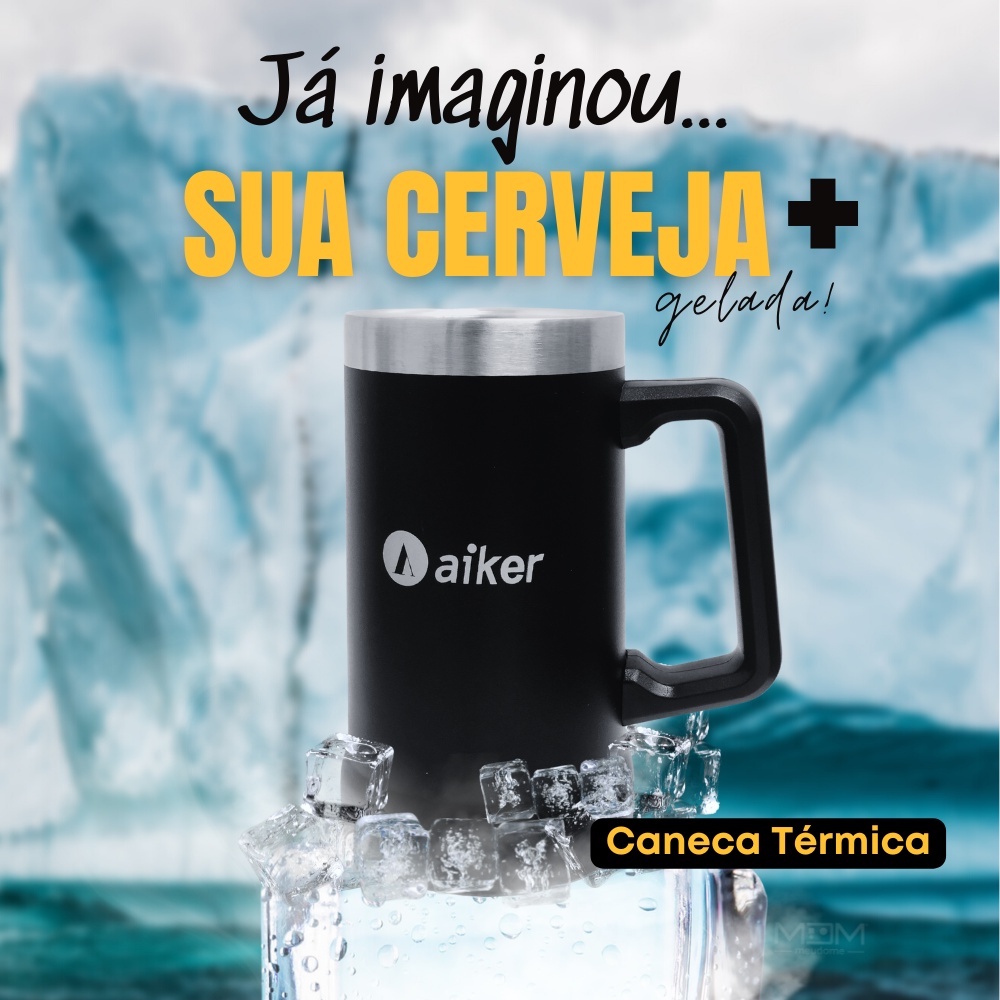 Caneca Térmica Aiker 700ml com alça