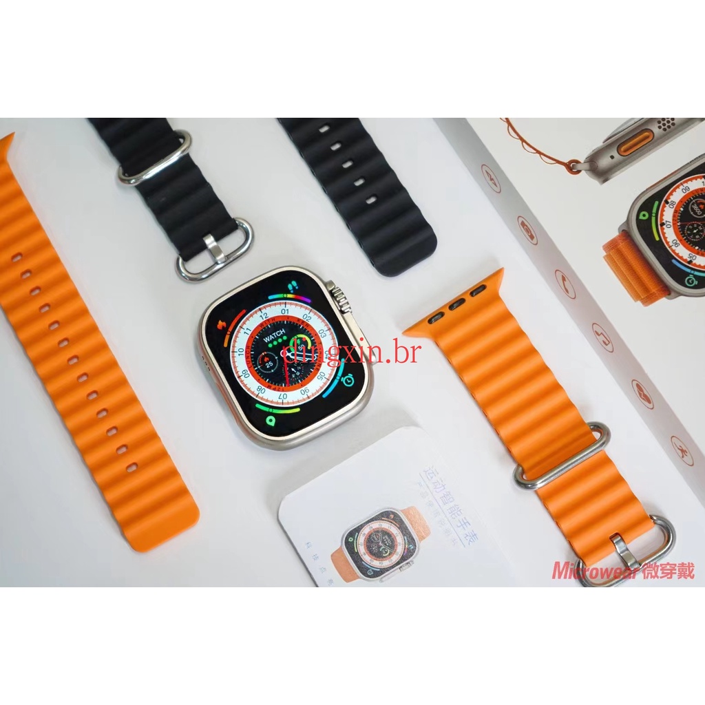 Apple watch Série 8 Watch S8 1 : 1 Smartwatch Relógio Inteligente De  Chamada Personalizado Monitoramento De Sono Sem Fio Carregamento ip68  Impermeável - Escorrega o Preço