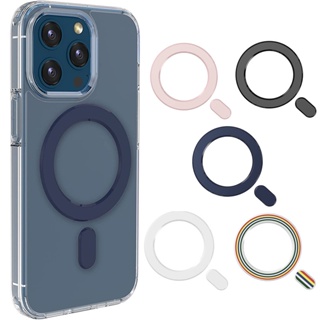 2 PCS Universal MagSafe Anel Adesivo Magnético Forte Tampa Magnética Sem Fio Compatível Com Imã De Carregamento em Oferta na Shopee