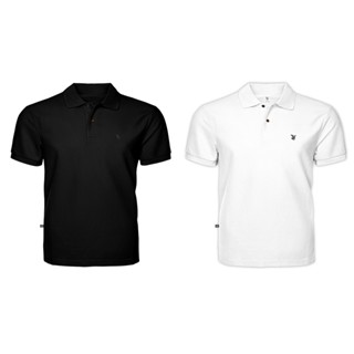 Kit 02 Camisa Polo Masculina Logo Bordado Plus Size Hanter