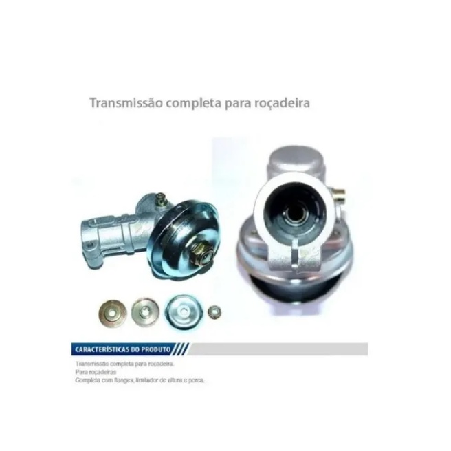 Ponteira Transmissão Para Roçadeira 9 Estrias Tubo 28mm