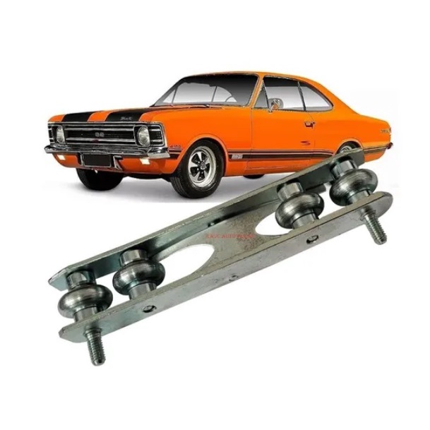 Mecanismo Guia Vidro Carrinho Modelo Original do Opala 2 Portas 1981 1982 1983