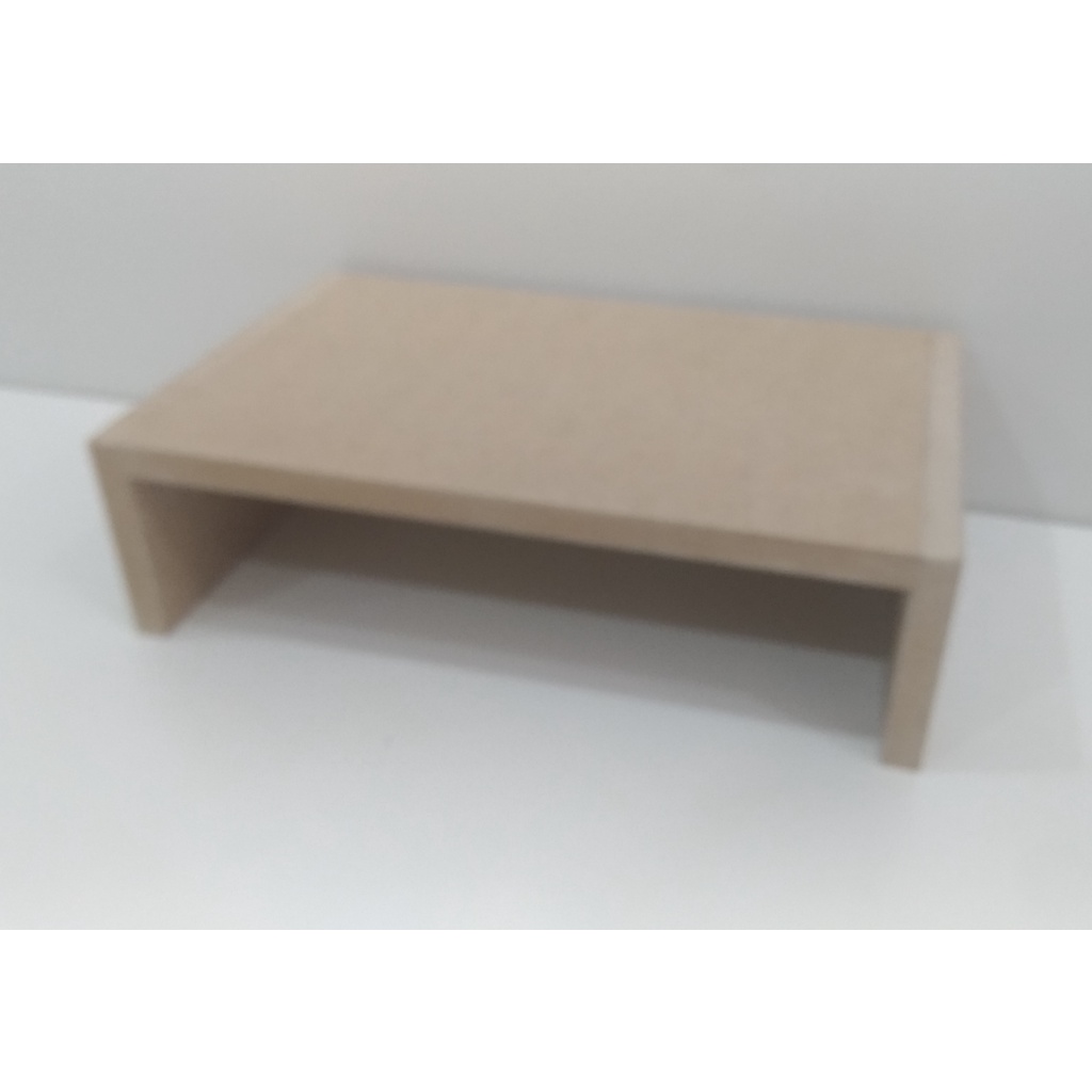 Suporte ergométrico para monitor em MDF cru