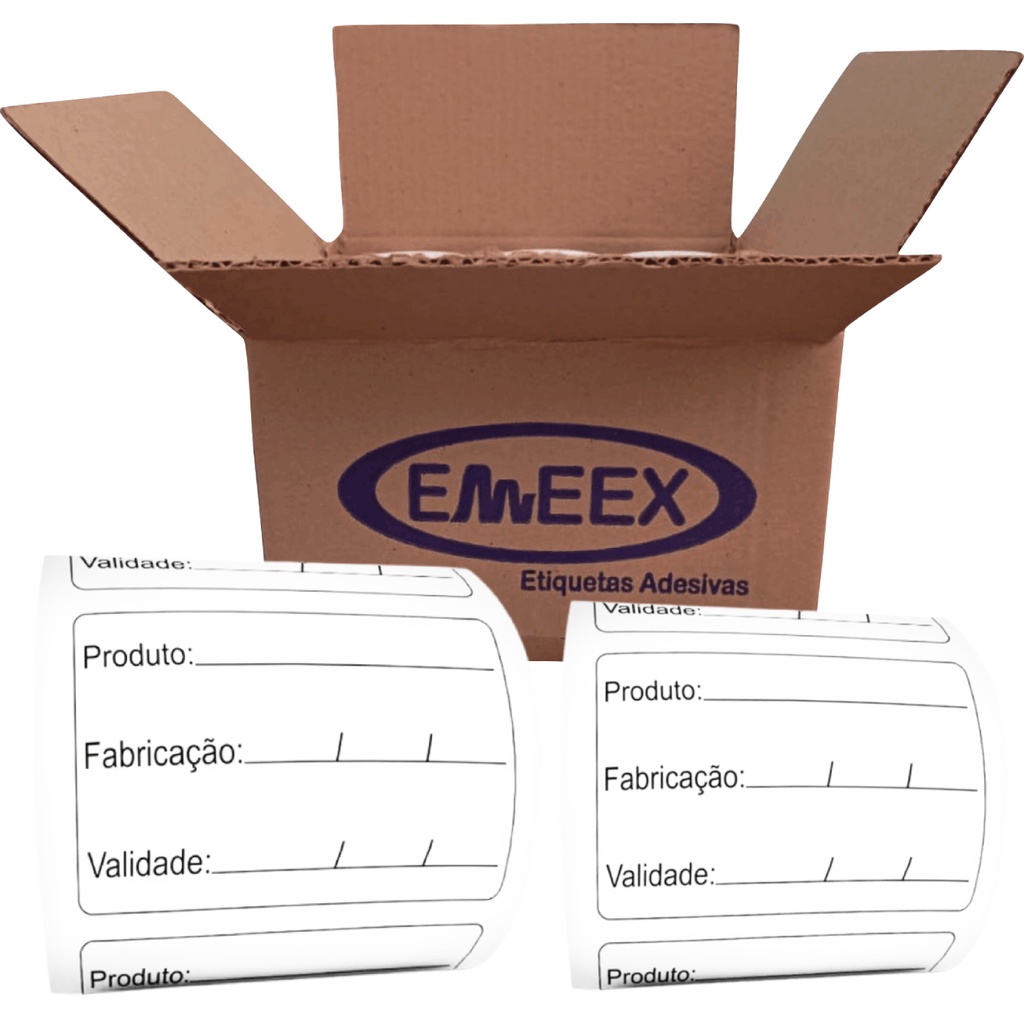 Etiqueta ANVISA BOPP / PLASTICO - 1.000 Etiquetas - Controle de Fabricação