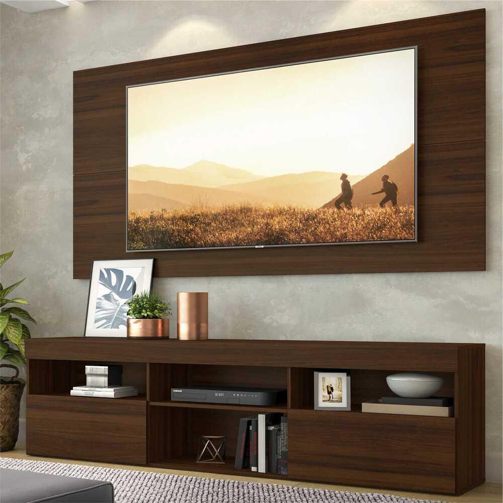 Rack com Painel e Suporte P/TV até 65" Flórida Multimóveis Duna