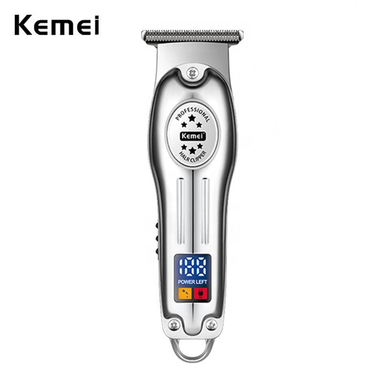 Kemei Vintage 0mm USB Máquina De Cortar Cabelo Elétrica Sem Fio Recarregável Para Aparador De Barba Masculino Barbeador Profissional em Oferta na Shopee