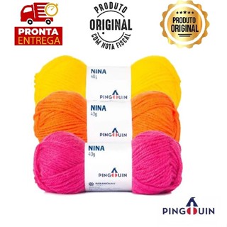 Lã Fio Nina Pingouin 40g - Tricô Crochê