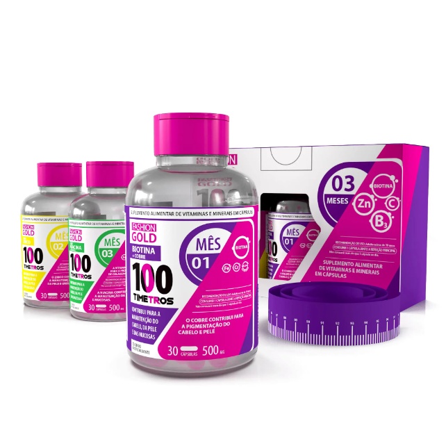 Kit 100Timetros - 90 Capsulas TRATAMENTO PARA 3 MESES ANTIQUEDA