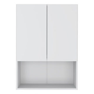 Armário Banheiro/Lavanderia com 2 portas Aspen Smart Multimóveis Branco em Oferta na Shopee