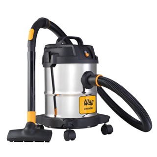 Aspirador De Pó E Água Wap Gtw Inox 12 12L Aço Inoxidável, Preto E Amarelo 127V