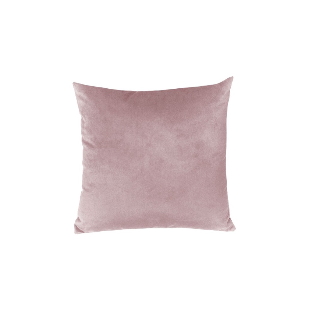 Almofada para Sofa Aveludada Rosa Antigo Rose 50x50cm