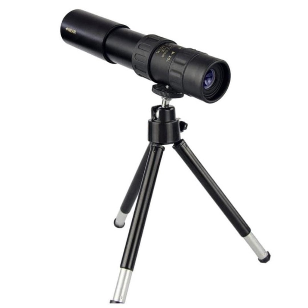 Telescópio Monóculo Luneta 10-30x25 Acompanha Tripé Com Zoom Tático