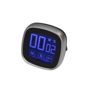 Timer Touch Digital Cozinha Com Imã E Cronômetro Luxo Black em Oferta na Shopee