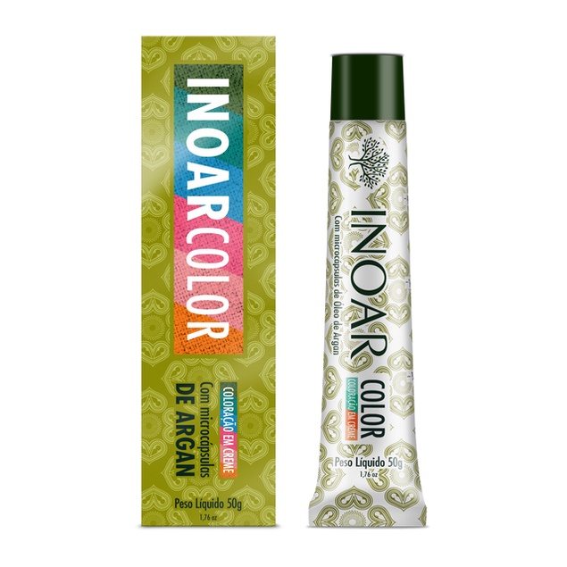 Inoar Color Castanho Claro 5/0 - Coloração 50g em Oferta na Shopee