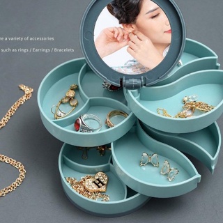 Organizador Plastico Porta Joias/bijuterias/maquiagens Com Gaveta em Oferta na Shopee