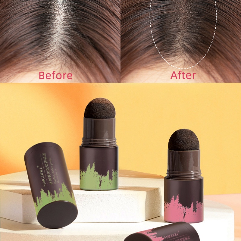 Linha De Cabelo À Prova D'água Pó De Instantânea Cobertura De Raiz Preto Para Cima Natural Em Sombra Corretivo