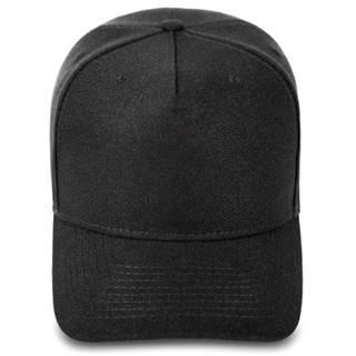 Boné MXC BRASIL Strapback Fitão Aba Curva Liso Básico Preto