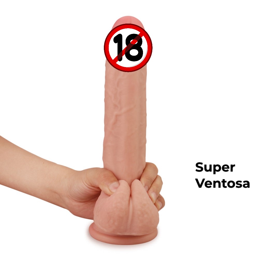 Prótese Maciço Pênis Grande Realístico Gostoso 18 X 4,4cm Dildo Sex Shop pênis de borracha com ventosa pênis de silicone