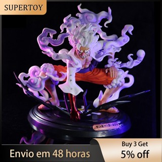 SUPERTOY One Piece Luffy GEAR 5 Figuras Anime Nika Sol Deus PVC Figura Modelo Boneco HOT