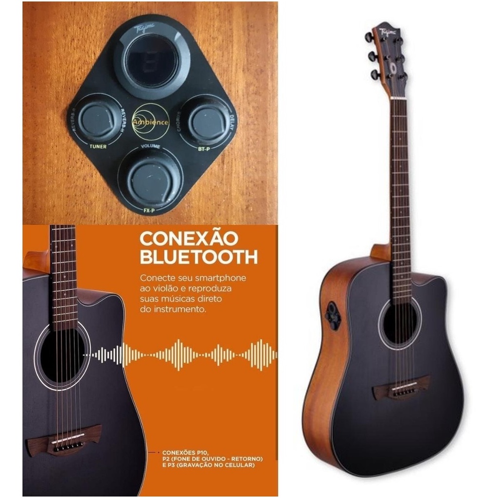 Violão Tagima Ambience Metropolis Com efeitos e Bluetooth