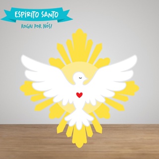 Almofada Naninha Pomba Espírito Santo em Oferta na Shopee